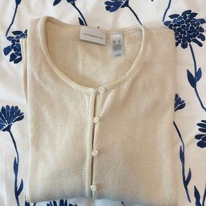 Liz Claiborne white sweater